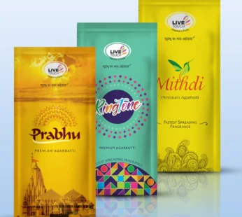 Live Touch Premium Agarbatti Combo – 3 Fragrances (100Gm/Each Pack/2Pc)